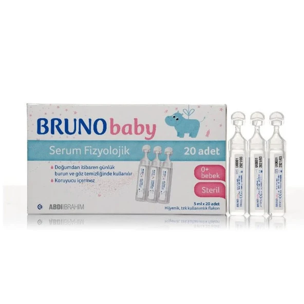 Bruno Baby Serum Fizyolojik 5 ml x 20 Flakon