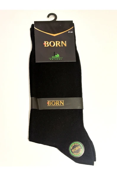 Monalisa Home Siyah Renk Elastik Bambu Erkek Çorap ürün görseli