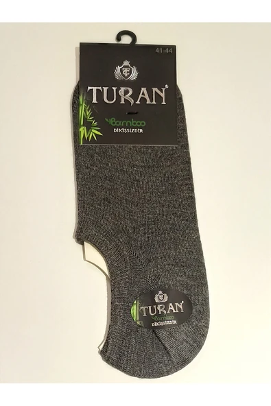 Monalisa Home Bambu Dikişsiz Gri Renk 41-44  Erkek Babet Çorap ürün görseli 1