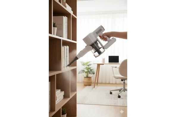 Şarjlı Dikey Süpürge | Bldc Motor, Güç Ayarı, Geniş Hazne, 60 Dk Kullanım Süresi - Resim 4