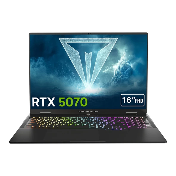 Casper Excalibur G915 Core i7-13620H 24GB 1TB 8GB RTX5070 16" Freedos Gaming Laptop G915.1362-CF70X-C ürün görseli