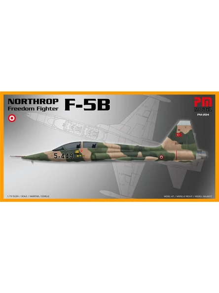 Pm Model Northrop F-5 B Freedom Fighter Eğitim Uçağı PM Model Demonte Plastik Uçak Maket Kiti - 1