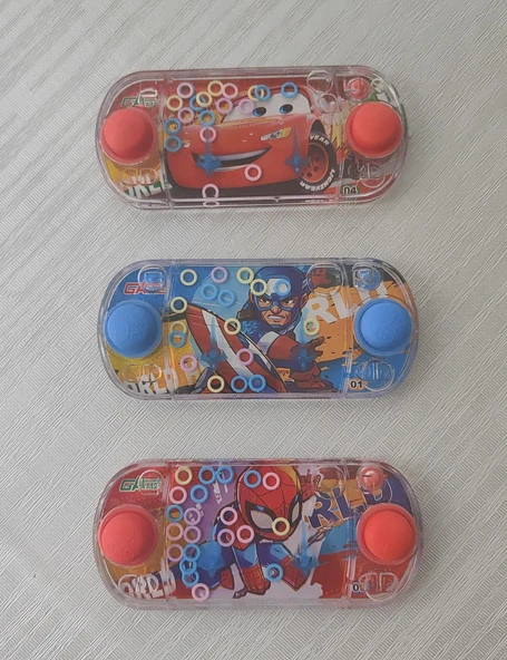 Resimli Yumuşak Tuşlu Suda Halka Geçirme Oyunu 13 Cm 1 Adet - 3