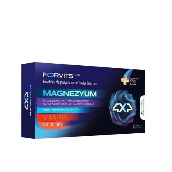 Forvits Lab Magnezyum 30 Tablet ürün görseli