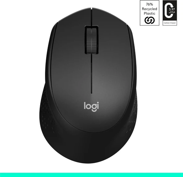 Logitech M330 Silent Plus 910-004909 Siyah Sessiz Optik Kablosuz Mouse- TEŞHİR - 2