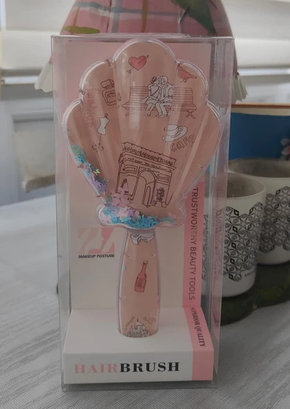 Kız Çocuk Shell Renkli Tarak pullu boncuklu