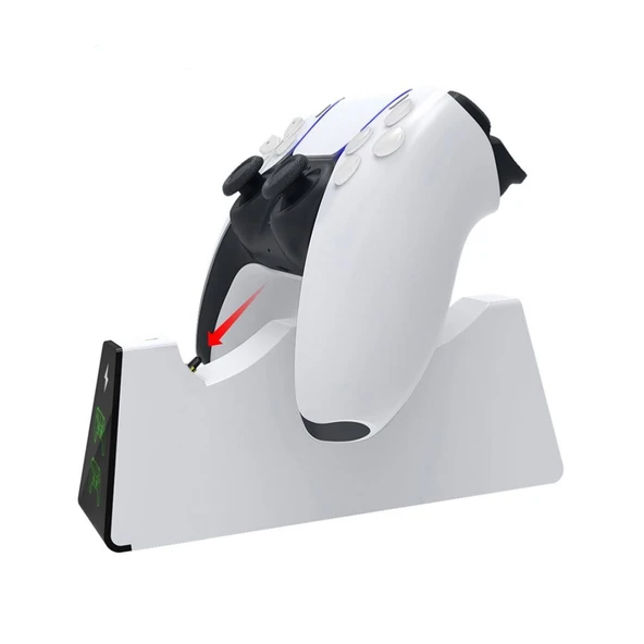 Ps5 DualSense Uyumlu 2'li Konsol Hızlı Şarj Ünitesi - 4