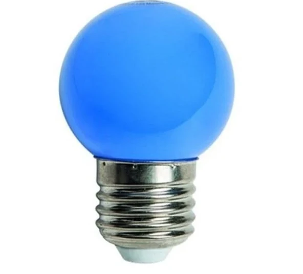 20 Adet KENDAL KNL 380 Led 1W Gece Ampul Mavi Işık E27 Duy ürün görseli