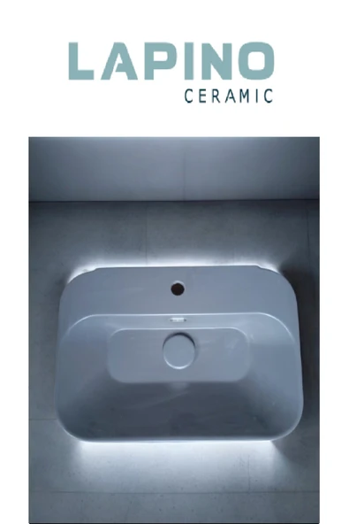 Lapino Lapıno Drop Antrasit 4465  - Tezgahüstü Lavabo - Resim 3