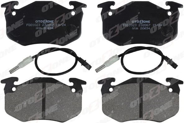 ÖN BALATA RENAULT R5 72>85 CLIO I 91>98 EXPRESS 85>92 TWINGO I 93>07 FİŞLİ  7701203842-7701205277-7701202517