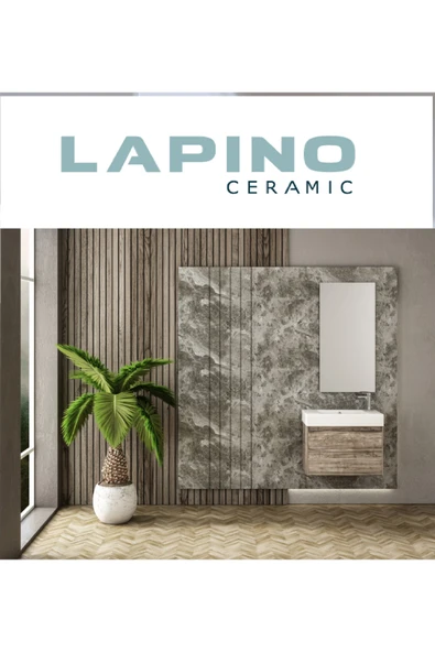 Esvit Esvit Lapino Ceramic Minos 4057 - 45 Cm Dolap Uyumlu Lavabo - Resim 2