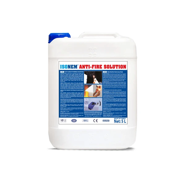 ISONEM ANTIFIRE SOLUTION Alev Almaz ve Yanmaz Solüsyon 5 L ürün görseli 1