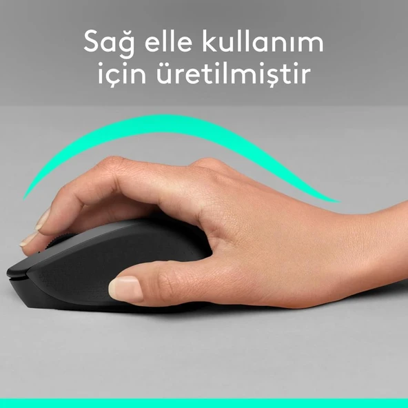 Logitech M330 Silent Plus 910-004909 Siyah Sessiz Optik Kablosuz Mouse- TEŞHİR - 6