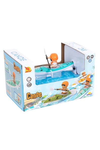 Şarjlı Uzaktan Kumandalı Figürlü Kano – LED Işıklı Su Oyuncağı - 5