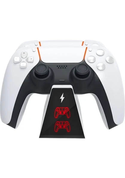 Ps5 DualSense Uyumlu 2'li Konsol Hızlı Şarj Ünitesi - 2