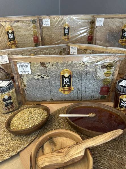 Organik Petekli Bal Siyah Renk 3000 Gr - 2