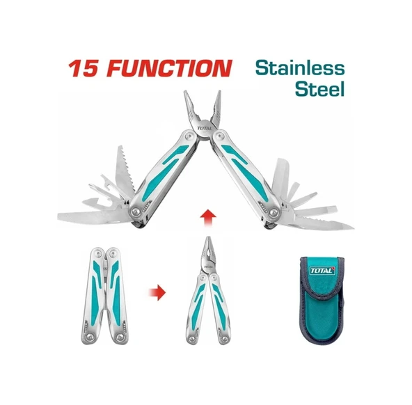 Total Çok Amaçlı Katlanır Pense Tfmft01151 - Resim 3