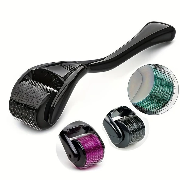 RollerOn Hair-Derma Roller Saç için Titanyum Mikro İğneli 2.00mm Saç Roller - 2