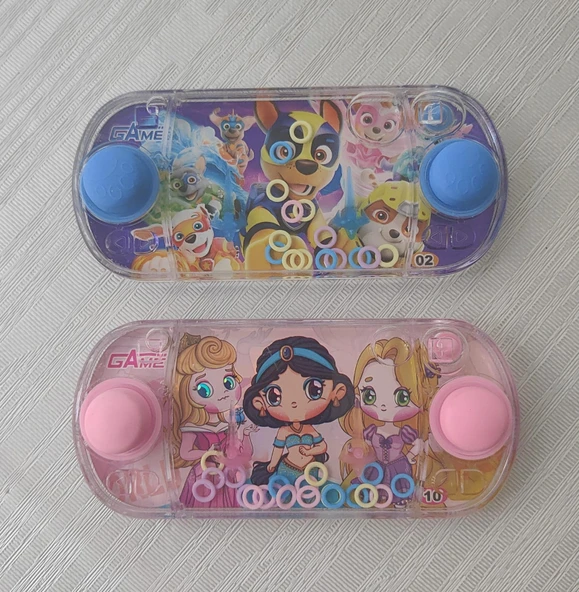 Resimli Yumuşak Tuşlu Suda Halka Geçirme Oyunu 13 Cm 1 Adet - 2