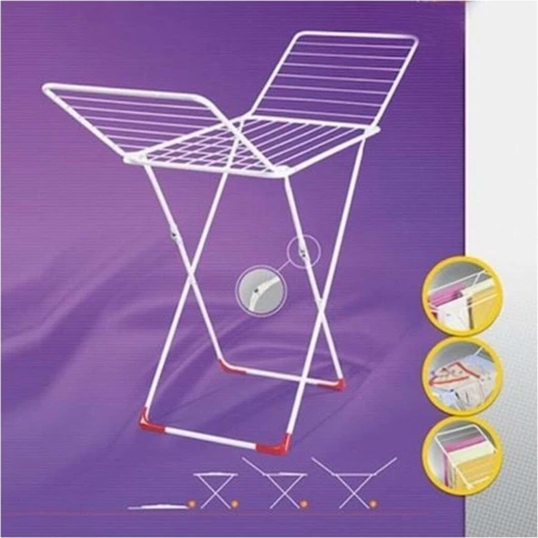 Evin Bella Kanatlı Kurutmalık Beyaz ürün görseli