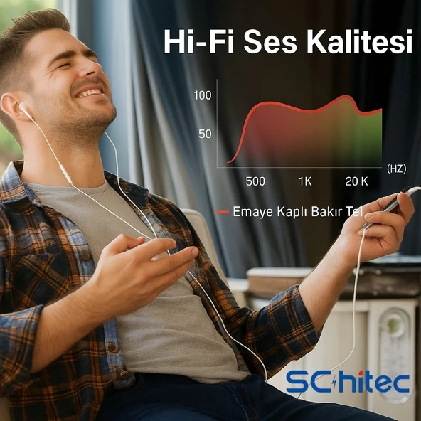 SChitec Lightning to 3.5 MM Jack Adaptör AX02 - 8