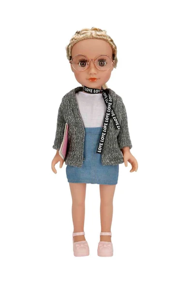 Gündelik Kıyafetli Moda Bebeği 40 cm – Eklemli Şık Kız Bebek - 2