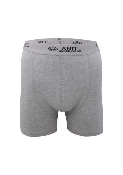 6 Adet Anıt Erkek Likralı Şeritli Boxer 1120 - Resim 4