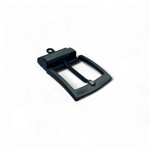 Kemer Tokası 4,5 cm Döner Kafa 1 Adet Siyah Silme (Leathercraft, Deri Hobi) - 7