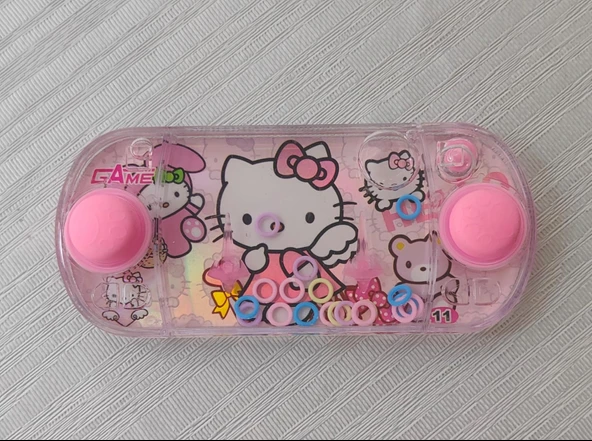 Retro eğlence su oyunu oyuncak çocuk PEMBE HELLO KİTTY