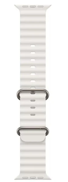 Apple Watch Ultra GPS + Cellular 49mm Titanyum Kasa ve Beyaz-Ocean Kordon Akıllı Saat - 3
