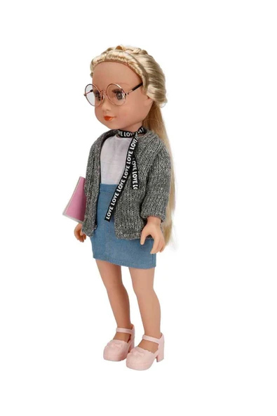 Gündelik Kıyafetli Moda Bebeği 40 cm – Eklemli Şık Kız Bebek - 1