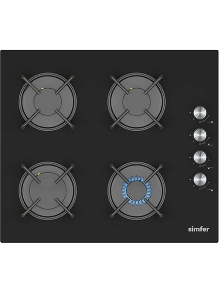 Simfer 3046 N Siyah Klasik Set Üstü Cam Ocak