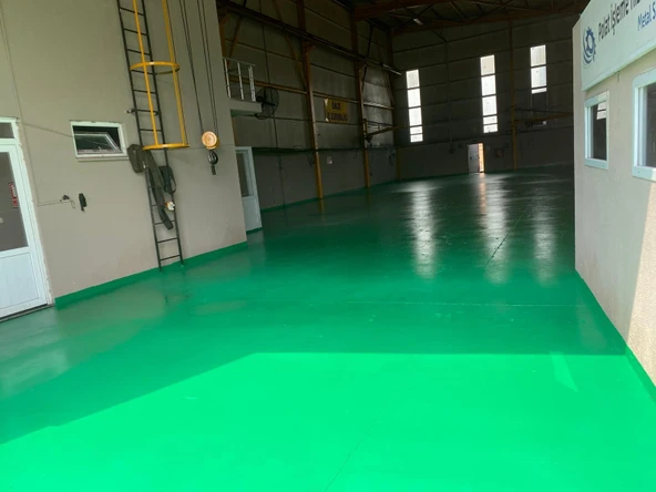 FLOORİX ZEMİN BOYASI RAL 6029 17,5 kg - Resim 3