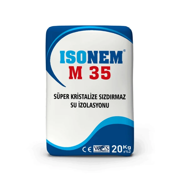 ISONEM M35 Süper Kristalize Sızdırmaz Sıvı Yalıtım Malzemesi 20 Kg ürün görseli 1