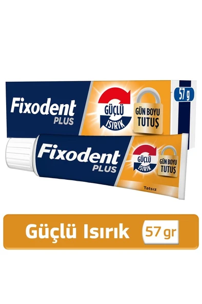 Fixodent Plus Güçlü Isırık Diş Protezi Yapıştırıcı Krem 57G
