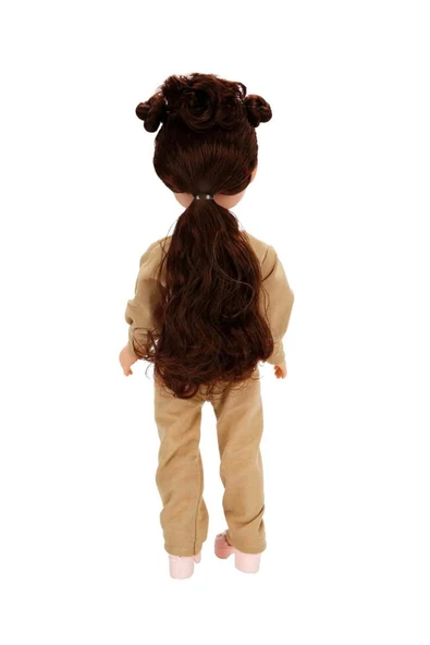 Spor Kıyafetli Moda Bebeği 40 cm – Eklemli Şık Kız Bebek - 4