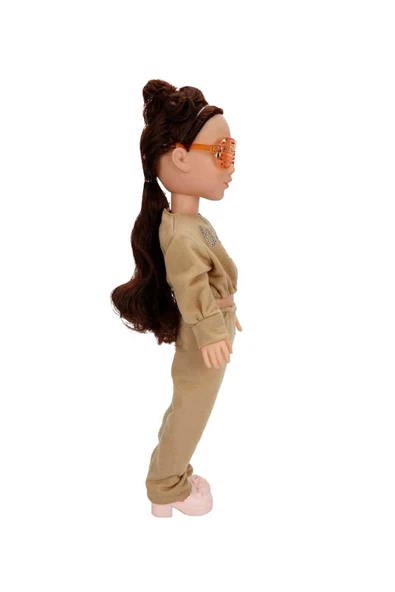 Spor Kıyafetli Moda Bebeği 40 cm – Eklemli Şık Kız Bebek - 5