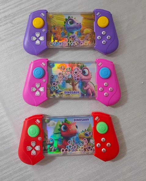 hayvan dinozor oyuncak uzay Retro eğlence su oyunu oyuncak çocuk KIRMIZI - 2