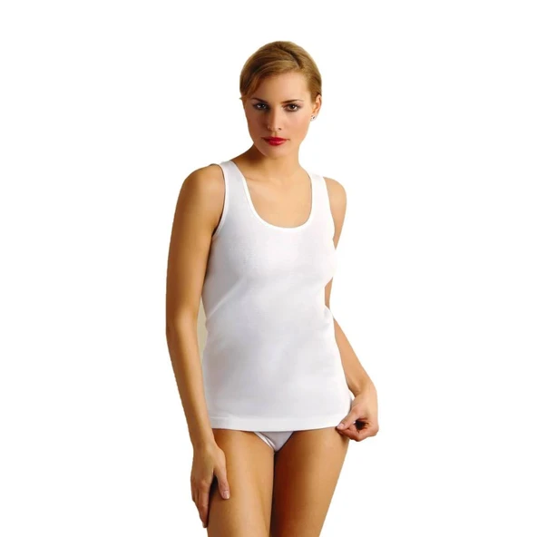 6 Adet Anıt Bayan Ribana Havuz Yaka Geniş Askılı Atlet 2102 ürün görseli