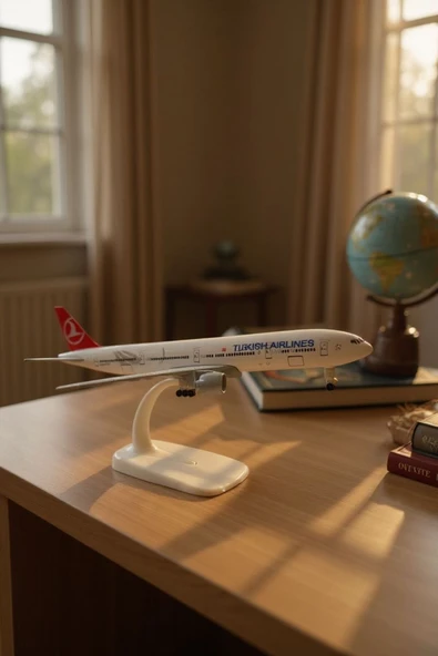 FREFLY 16cm Türk Hava Yolları Boeing 777 Uçak Modeli Planel Uçak Döküm Metal 1/400 Ölçekli Uçaklar - 4