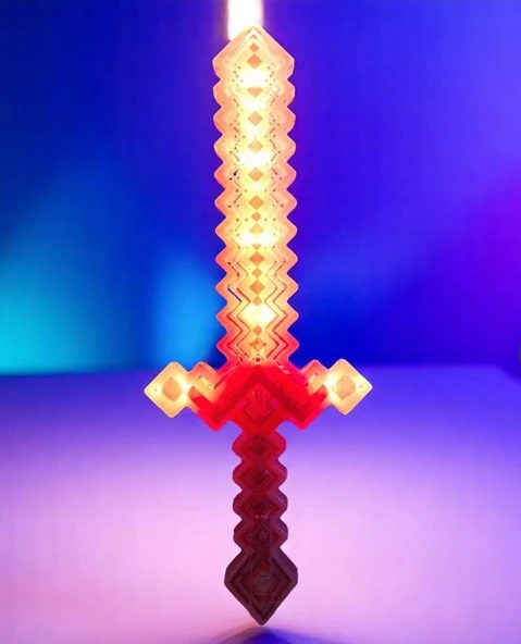 YÜKSEK KALİTE SESLİ LED IŞIKLI KILIÇ PİXEL KILIÇ IŞIKLI 62 CM