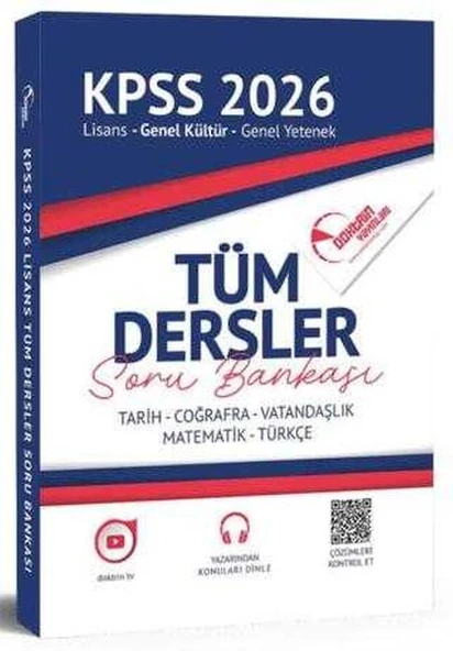 Doktrin Yayınları 2026 Kpss Genel Kültür Yetenek Tüm Dersler Tek Kitap Soru Bankası ürün görseli