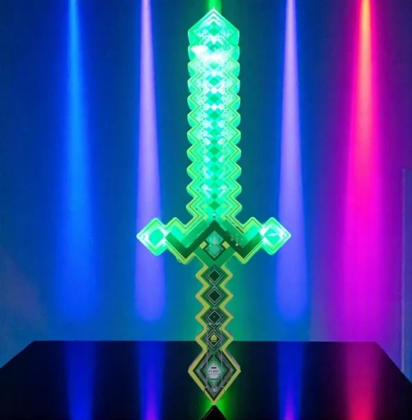 YÜKSEK KALİTE SESLİ LED IŞIKLI KILIÇ PİXEL KILIÇ IŞIKLI 62 CM - 2