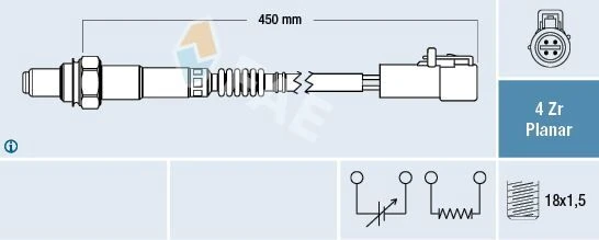 BASINÇ MAP SENSÖRÜ ASTRA G-ZAFIRA A 99-05 -ASTRA H 2.0 04> VECTRA B 96-03 2.0 DI-DTI 1.7 TD  6238412-90541409-90499610-6238391 ürün görseli