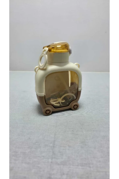 FREFLY Motivasyonel Ayıcık Su Matarası Çocuk Suluk 1000 Ml Sticker - 4