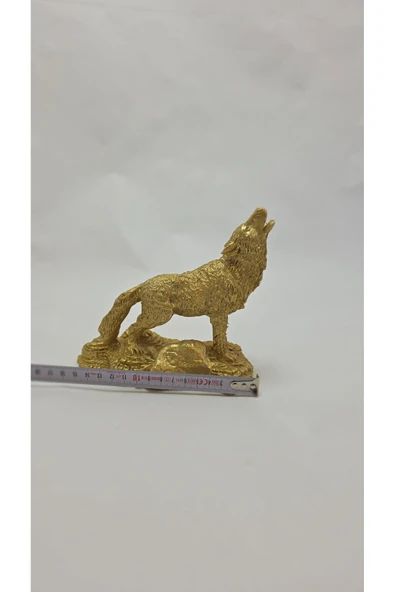 FREFLY STORE ALTIN SARISI BOZKURT EV VE OFİS İÇİN BİBLO - Resim 4