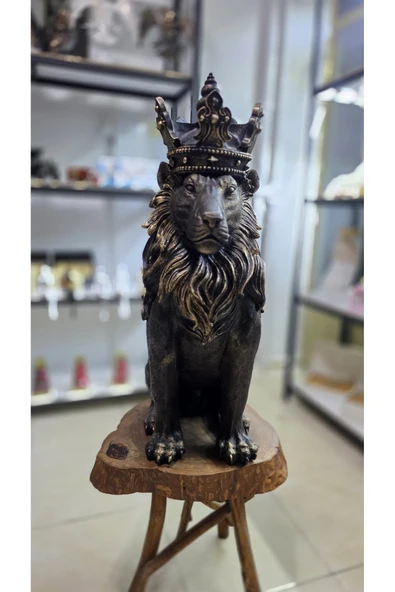 FREFLY Siyah renk Aslan Kral 78cm boy ürün görseli 1