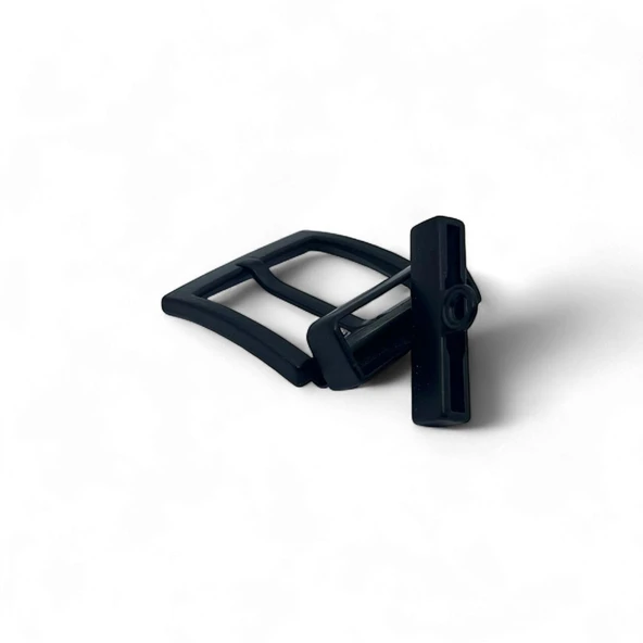 Kemer Tokası 4,5 cm Döner Kafa 1 Adet Siyah Boyalı (Leathercraft, Deri Hobi) - 4