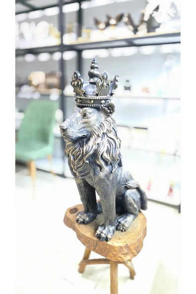 FREFLY Siyah renk Aslan Kral 78cm boy - Resim 5