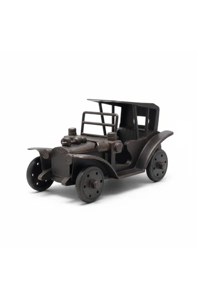 FREFLY El Yapımı Doğal Ahşap Dekoratif Araba Antika Tarzı Nostaljik Koleksiyonluk Özel Üretim - Resim 6